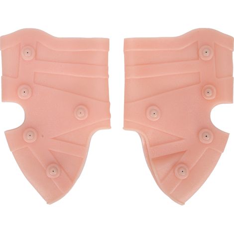 Genouillère Paire avec Aimant Intégré, Protection Sport Moto, Coussin de Soutien, Couleur Chair (1/5)