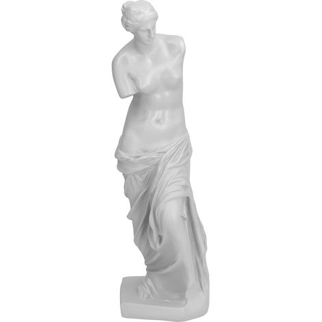 Character Figurine Mini Goddess Broken Arm Sculpture Tabletop Ornament for Living Room OfficeSmall (White)​