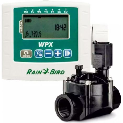 Programmatore centralina irrigazione a pile serie WPX ESP-9V Rain Bird - 1 stazione con elettrovalvola 1" inclusa INRF48373 (1/4)