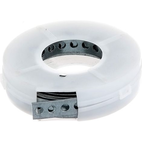GAH-Alberts 334147 Nastro Forato, Acciaio, Larghezza: 12 mm, lunghezza: 3 m (1/4)