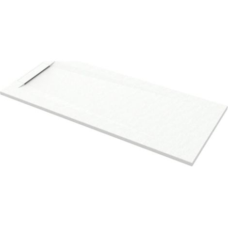 Piatto Doccia 70x160 Marmo Resina Slim H3 Rubino Vertical Bianco