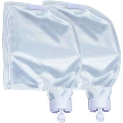 Bolsas de lodo ajustables para limpiafondos robóticos: paquete de 2 bolsas de filtro con cremallera reforzada, de fácil instalación y gran durabilidad.