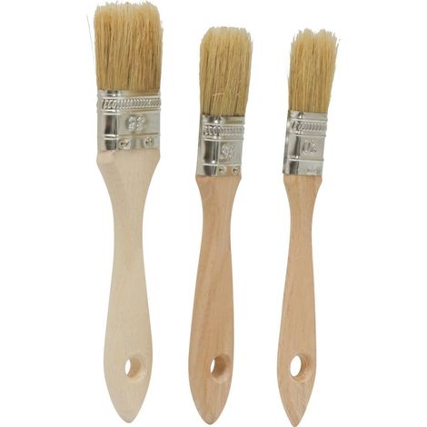SODISE - Pinceau plat acrylique 20-25-36mm - lot de 3 pcs - 22616 - Ce produit de marque DRAKKAR-TOOLS est neuf.