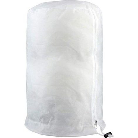 Housse de protection contre le gel - Dimensions 100x100x180 cm - Tissu non tissé - Blanche - Cordons de serrage (1/5)