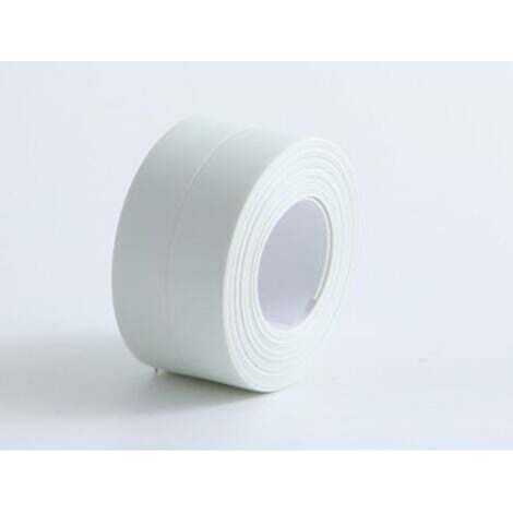 Pair (2 pièces Blanc)Plinthe souple - Bande d'extrémité pour cuisine et salle de bain 22 mm 3,2 m, joint auto-adhésif, bande pliante flexible, joint d'étanchéité