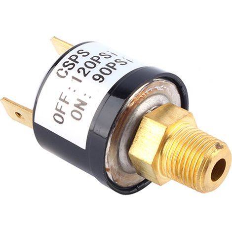 Válvula de control de presión robusta para compresor de aire de 90 a 120 PSI. (1/5)