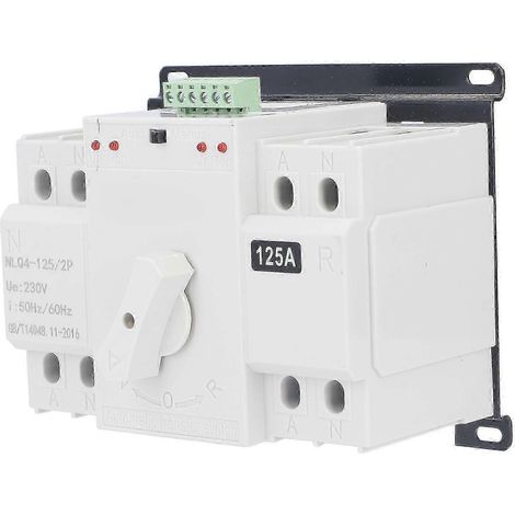 Automatischer 230V-Doppelstrom-Umschalter, elektrischer Wahlschalter für Bürogebäude (1/5)