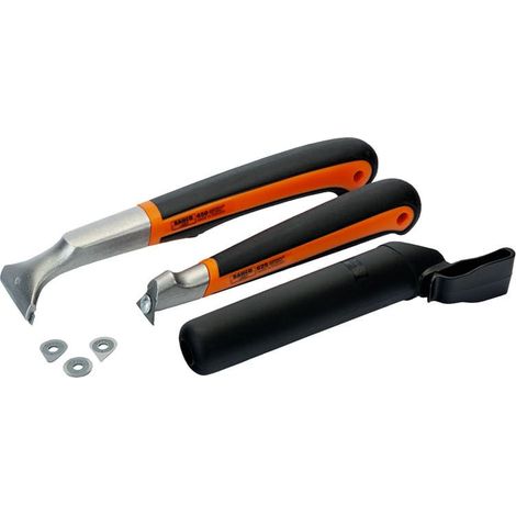 Bahco – Coffret de couteaux de peintre ERGO™ – 2 modèles 625 et 650 – Lames en carbure pour grattage précis – Manche bi-matière ergonomique