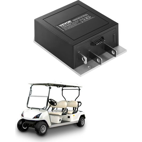 VEVOR Geschwindigkeitsregler für Golfwagen, 36 V und 350 A, Ersatz für Gleichstrommotor-Steuerung für EZGO-Golfwagen von 1994–2019, Schutzart IP65, Gehäuse aus Aluminiumlegierung und ABS (1/5)