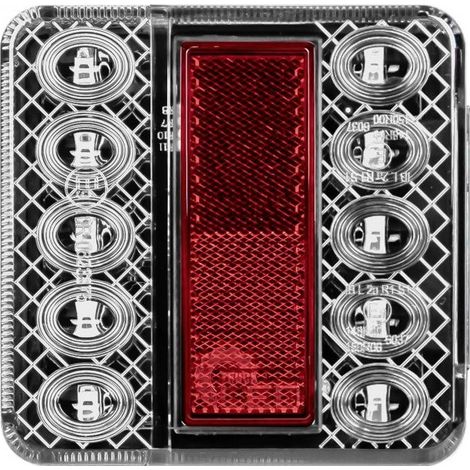 SecoRüt Feu de recul pour remorque extrêmités de câble ouvertes arrière 12 V/DC transparent W123433 (1/5)