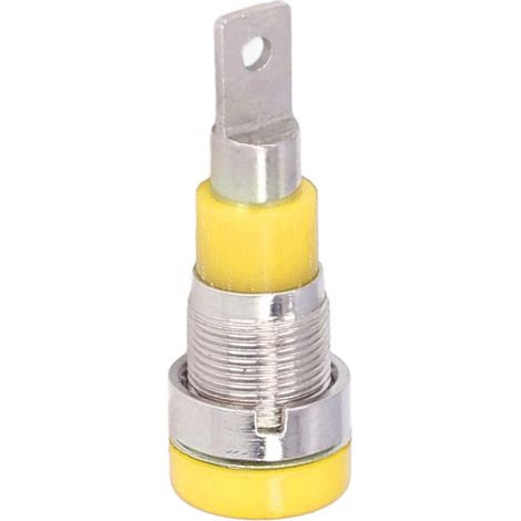 10er-Packung 4-mm-Bananenstecker, hohe Leistung und lange Lebensdauer, elektrische Verbindungswerkzeuge, gelb (1/5)