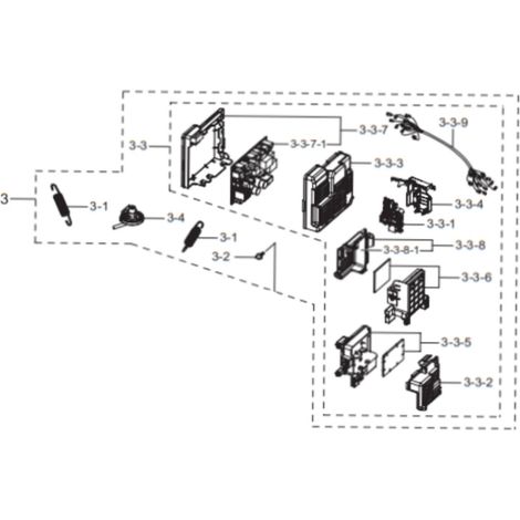 Ersatzteil - Carte électronique, module de puissnace - - SAMSUNG