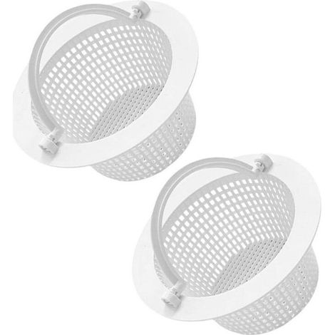 Panier de Skimmer Piscine 16cm Panier de Rechange pour Skimmer Standard Préfiltre de Piscine avec poignée pour Un Retrait Facile Résistant au Chlore (1/5)