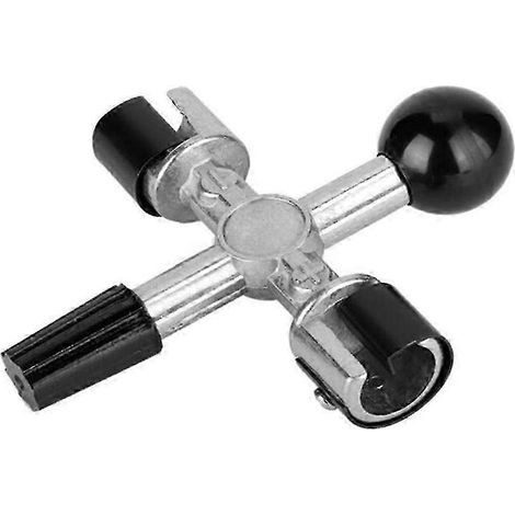 Brosse de nettoyage pratique pour batteries L8RC, outil de nettoyage des bornes de batterie à 4 voies ZI (1/5)