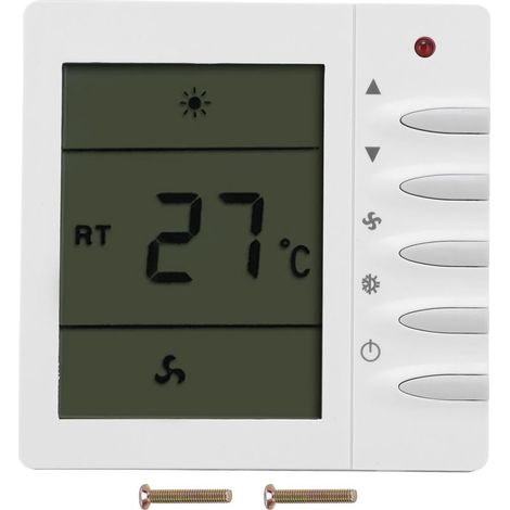 Thermostat de climatisation, Thermostat de climatisation Centrale AC220V pour Salon pour Hall pour Salle à Manger pour Chambre à Coucher (1/5)