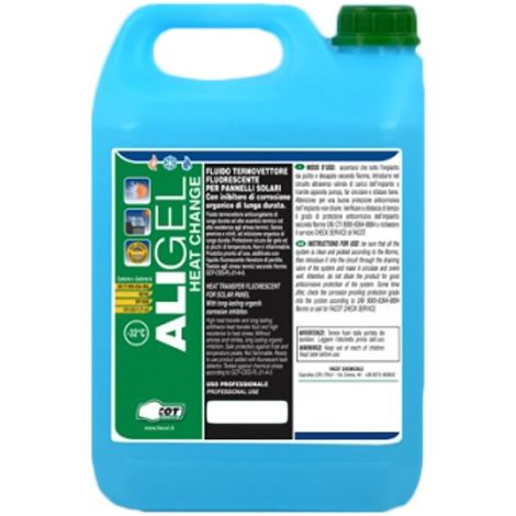 FLUIDO TERMOVETTORE ANTICONGELANTE ALIGEL TANICA DA 5 KG FACOT CHEMICALS SNC DI RIMOLDI
