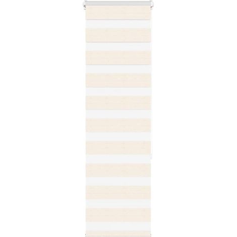 Doppelrollo Marmorbeige 40x150 cm Stoffbreite 35,9 cm Polyester