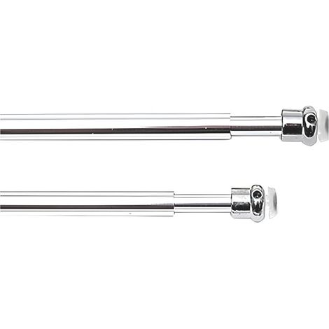 STANGHETTA ESTENSIBILE UNIVERSALE TONDY Col. Argento cromato cm. 27÷36 - pz. 2 10.00 confezioni
