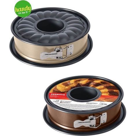 Tortiera Kasaviva Delizia apribile con coperchio 26 cm colori assortiti