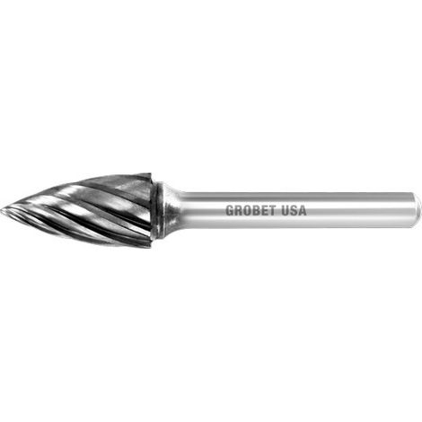 FRESAS ROTATIVAS M/DURO ARBOL CON PUNTA P/ALUMINIO 12.7 MM. MANGO 6 MM.