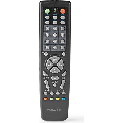 Nedis SDWM500ME Satelliten-Wandhalterung, Durchmesser Mast: 32 – 42 mm, 90 mm Wandabstand, Stahl (1/2)