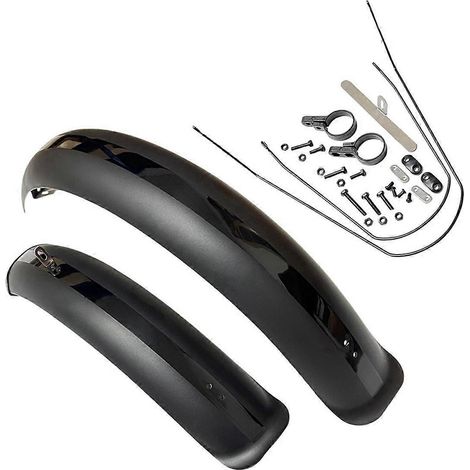 Vorder- und Hinterradschutzblechset für 20-Zoll-Mountainbike (1/5)