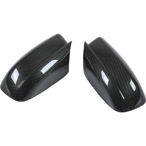 Außenspiegelabdeckung aus Kohlefaser, 2-teilig, doppelseitig klebend, kompatibel mit Chrysler 300 2011-2019 (1/5)