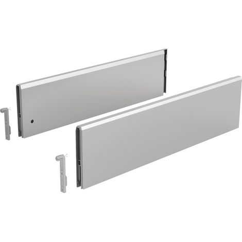 Hettich Schubkast.-Designelement, ArciTech, 9122949, NL400mm, Stahl silber pulverbeschichtet (1/2)