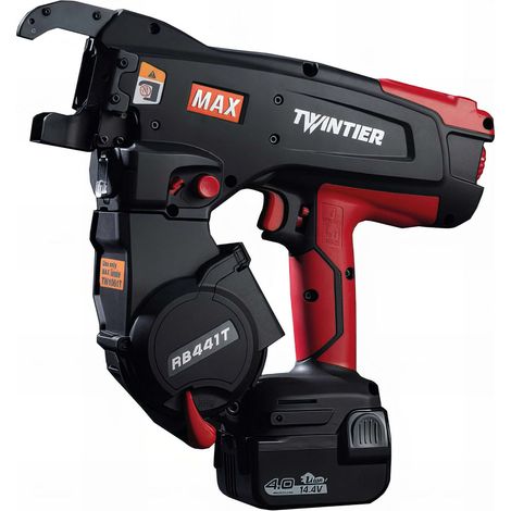 Ligatureuse de fers à béton sans fil 14,4 V avec 2 batteries 4 Ah – Vitesse de ligature 0,7s – Autonomie 2600 ligatures par batterie – Alsafix
