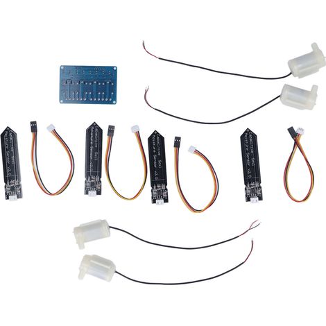Kit d'irrigation automatique avec système d'arrosage automatique et relais à 4 voies pour plantes en pot de jardin (1/5)