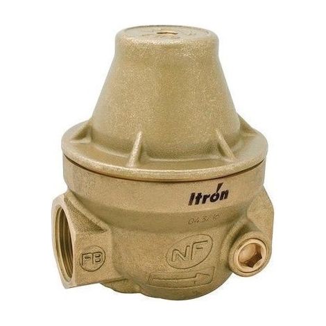 Itron – Réducteur de pression Isobar FF 3B Ø20X27 – Corps bronze – Chapeau composite – Siège inox – Pression réglable 1,5 à 4,5 bars