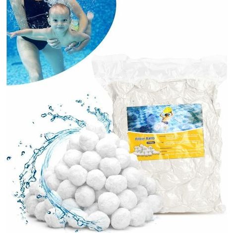 Filter Ball - 5.6 Kg - Pour Systeme De Filtration A Sable De Piscine - Usage Jardin Piscine Aquarium - Remplacement Du Sable (1/4)