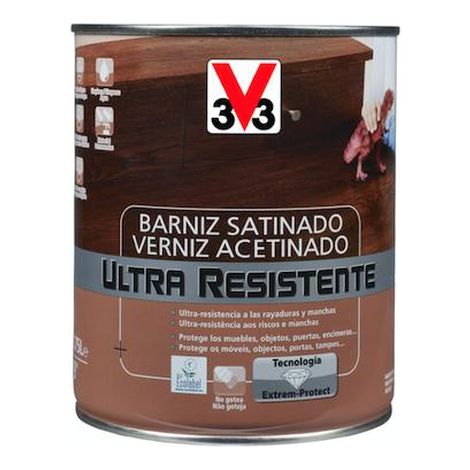 Barniz interior al agua ultra resistente satinado 750 ml cao (1/2)