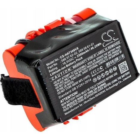 Batteria ricaricabile Cameron Sino rossa 2500mAh
