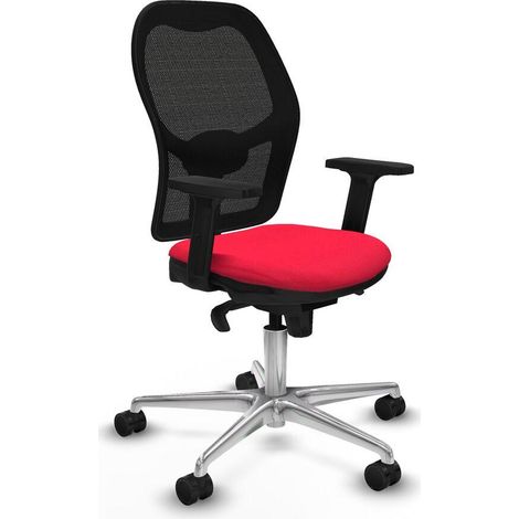 piqueras-y-crespo Silla Jorquera chaise rouge ergonomique