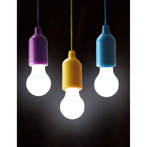 Filiyano-3 lampes LED portables filaires, projecteurs rétro pour tente de camping (1/5)