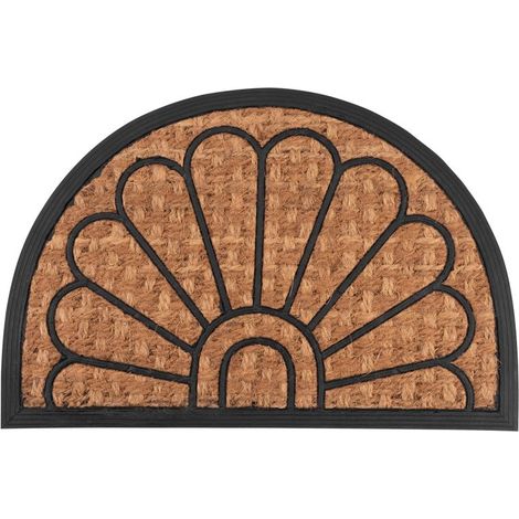 Fußmatte MagicHome RBP 139, für die Tür, Peacock, 40x60 cm, Gummi/Panama (1/3)