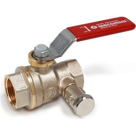 Vanne à sphère carrée Dado® avec purge Giacomini R910S  3/4"