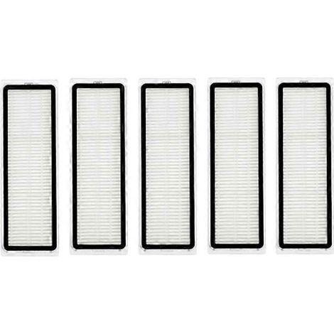 Lot de 5 filtres HEPA de rechange pour aspirateur robot Dreame Bot L10S Ultra/ S10/ S10 Pro