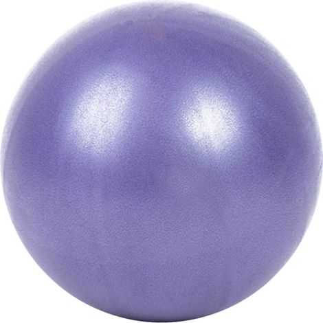 Ballon de yoga PVC 25 cm anti-éclatement, mini ballon de fitness pour équilibre et entraînement (1/5)
