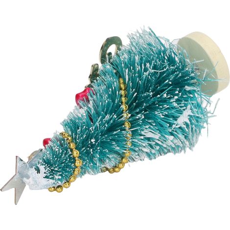 10 Stück Puppenhaus-Weihnachtsbäume, niedliche und schöne Mini-Weihnachtsbaummodelle für Puppenhäuser im Maßstab 1:12 (1/5)