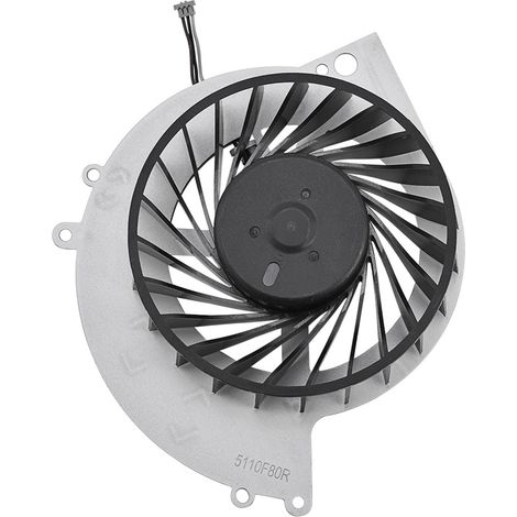 1 Ventilateur, silencieux, base métallique, ABS, pour console PS4-1000 (1/5)