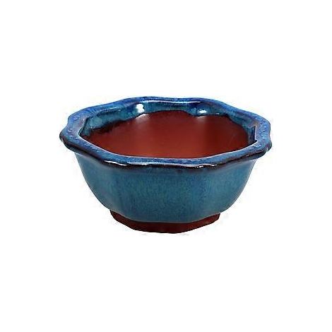 Pot de fleurs en céramique pour plantes succulentes avec trou de drainage, idéal pour planter des orchidées. (1/3)
