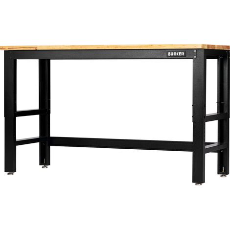 Draper 28089 BUNKER Workbench with Hardwood Worktop, 1550mm