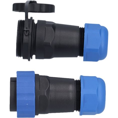 8-poliger wasserdichter Flugzeugstecker, Stecker/Buchse, lötbar, antioxidativ, universell einsetzbar, für industrielle Verkabelung (1/5)