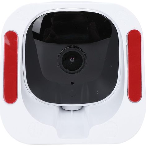 2K 140-Degree Wireless Smart Window Camera for Home Security, Drill-Free Installation for Renters, Apartments, and Offices - White (1/5)