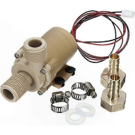 Pompe à eau solaire 12V/24V avec moteur sans balais pour la circulation d'eau chaude.