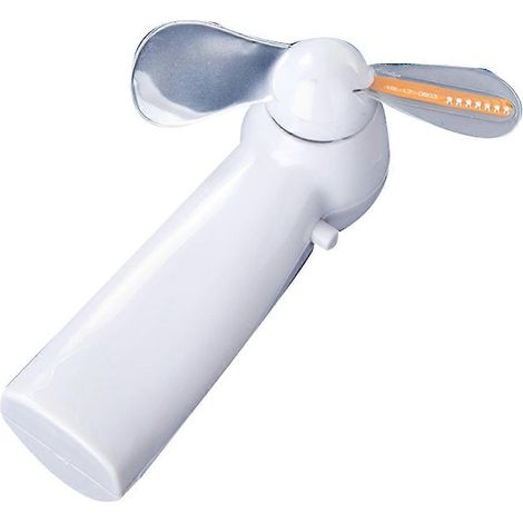 Mini ventilateur portable, ventilateur de bureau brillant avec lumière LED, petit ventilateur de bureau pour l'été, sans piles-118.82.7cm-Blue (1/2)