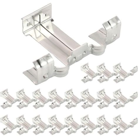 20 Pièces Clip de Vidange pour Panneau Solaire Photovoltaïque Boucle de Drainage 35 mm (1/4)