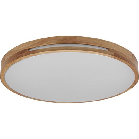 Osram LED Deckenleuchte Orbis Woodburry 50 cm 36W Holzdekor dimmbar (1/2)